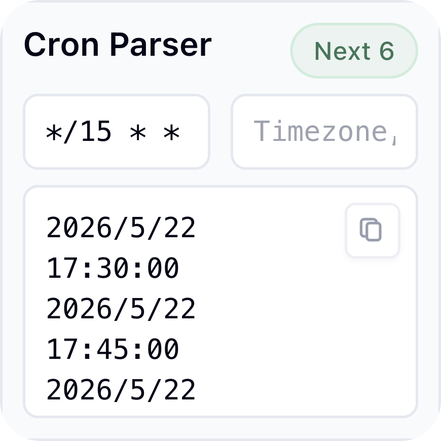 cron-parser small preview