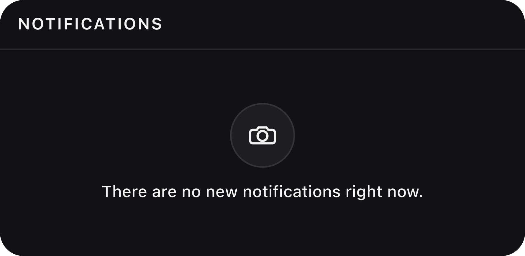 Instagram Notifications desktop widget preview